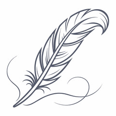 Obraz premium illustration of feather