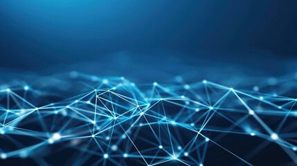 Futuristic Digital Network Background with Glowing Circuit Patterns, Ideal for Tech Presentations and Design Concepts