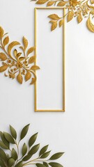 花柄装飾, 装飾デザイン, 優雅なパターン, ゴールドアート, フローラルモチーフ