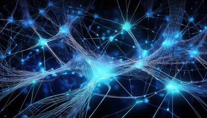 abstract blue background with stars