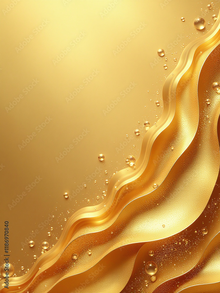 Poster a gold shiny abstract background texture perfect for a banner that adds elegance and sophistication 