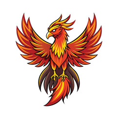 illustration of an eagle vector with white background