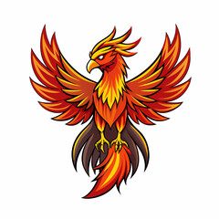 illustration of an eagle with white background