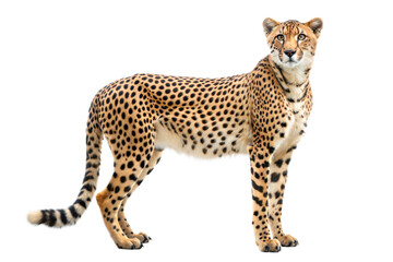 Cheetah on Black Background