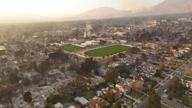 Eaton wildfire aftermath
