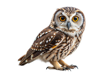 Naklejka premium Close-up of a Spotted Owl