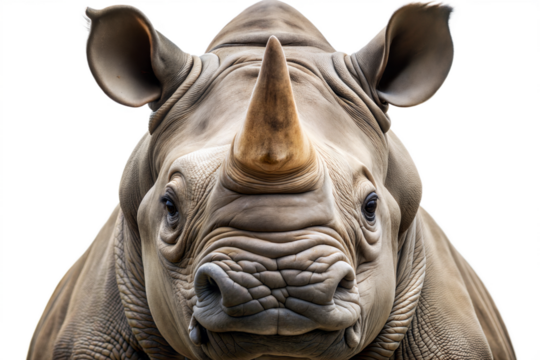 Close-up of a White Rhinoceros
