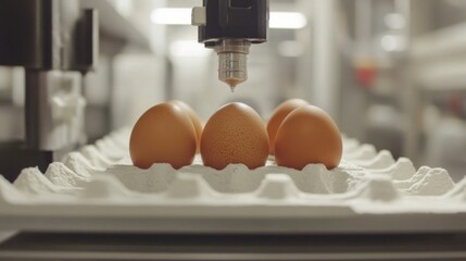 Automated Egg Inspection System In A Factory Setting
