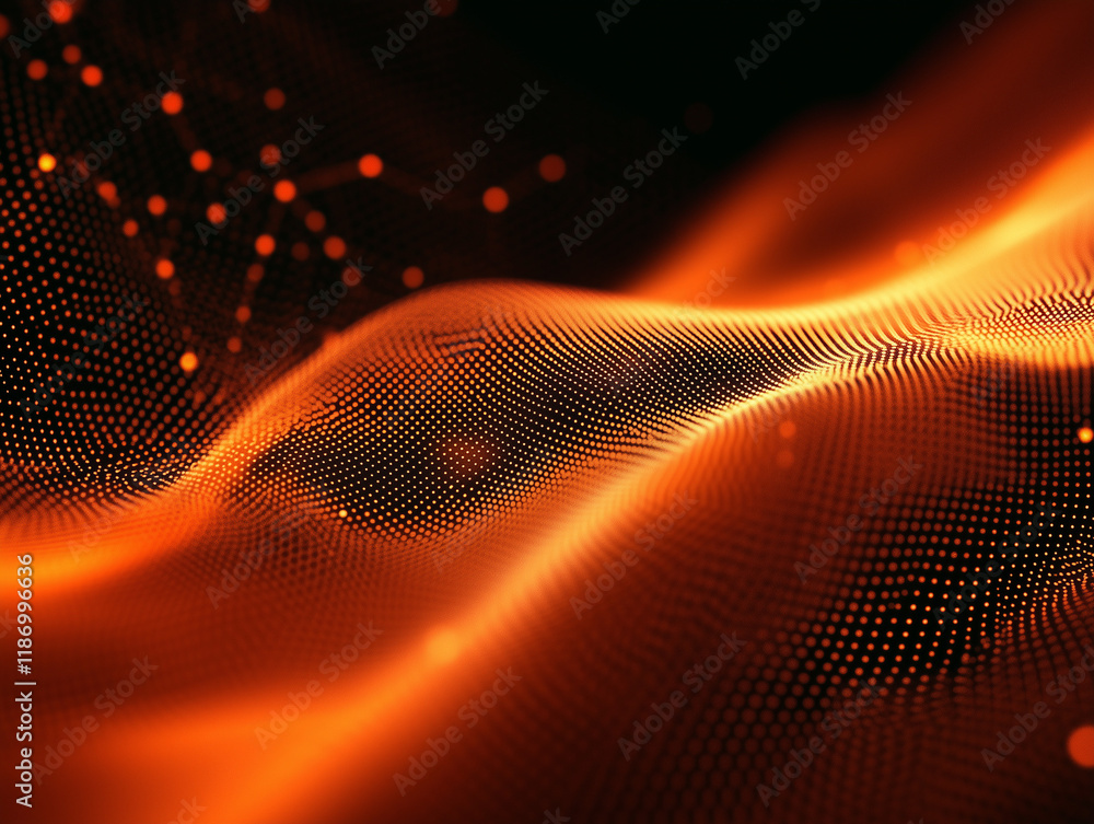 Poster abstract technology big data background concept.