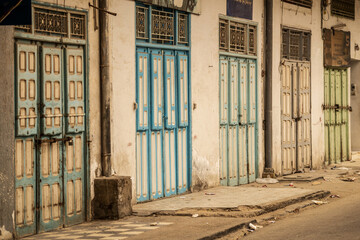 Rue commerçante à Kairouan