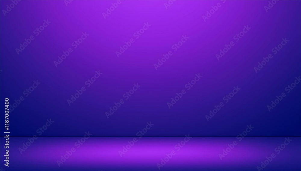 Wall mural blue empty room studio gradient used for background and display your product