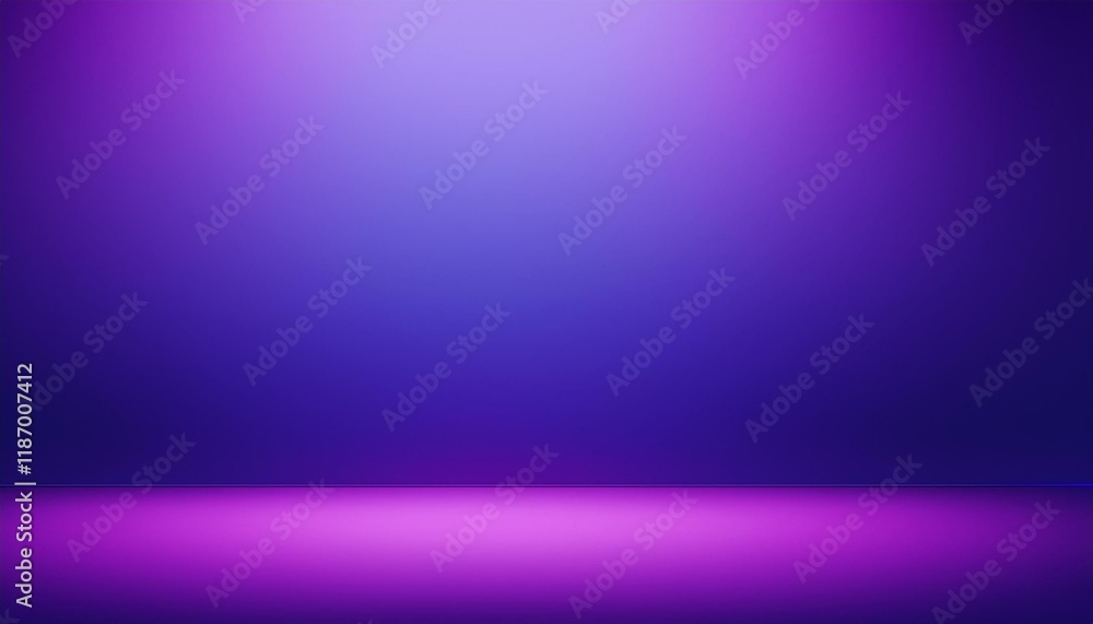 Wall mural blue empty room studio gradient used for background and display your product