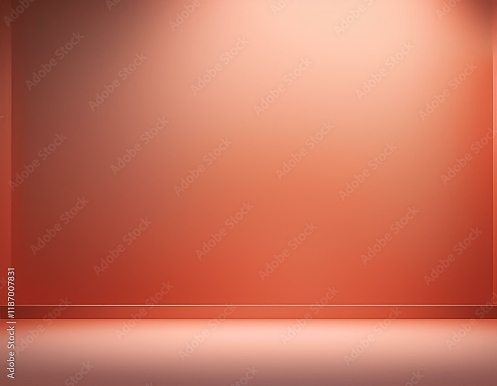 Wall mural blue empty room studio gradient used for background and display your product