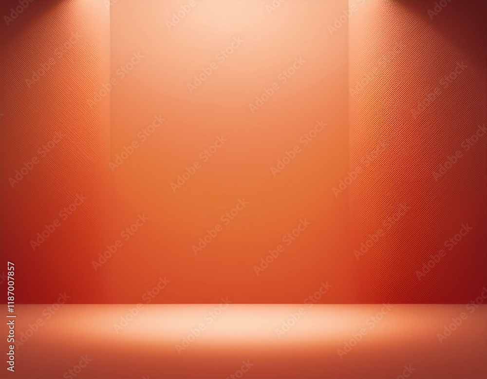 Poster blue empty room studio gradient used for background and display your product