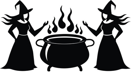 Witches Around a Cauldron