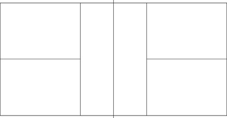 Pickleball Court Line Drawing Illustration