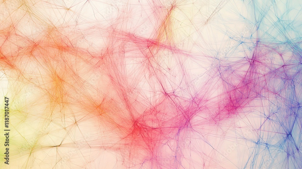 Poster colorful abstract digital background with lines and patterns