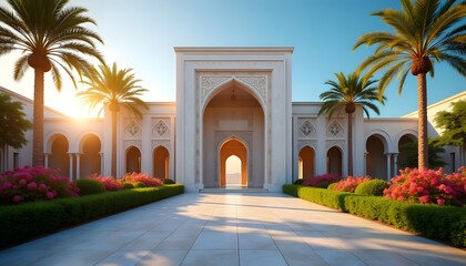 Sunrise at the Majestic Arabian Palace