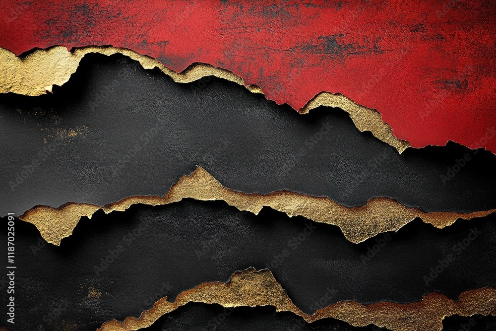 Poster create a modern and edgy black friday background featuring a stylish torn paper effect with layered 