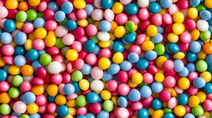 Colorful Vibrant Dots and Confetti for Party Themed Celebration