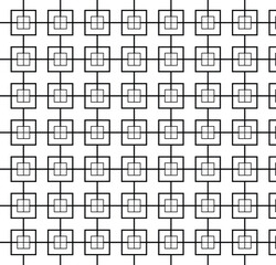 Black polygons pattern on white Background