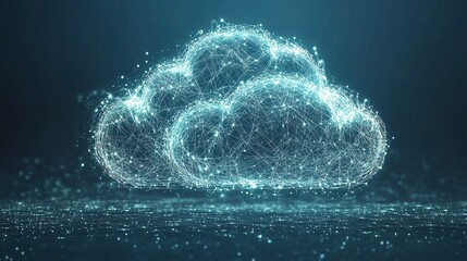 3D Embossed Mesh Design Representing Interconnected Lines and Scale