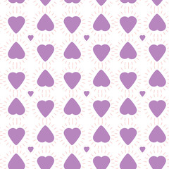 Pattern che cuoricini viola splendenti