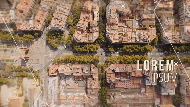 Glass Panels Modern Slideshow with Particles