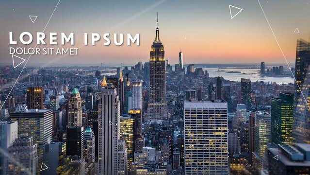 Glass Panels Modern Slideshow Template