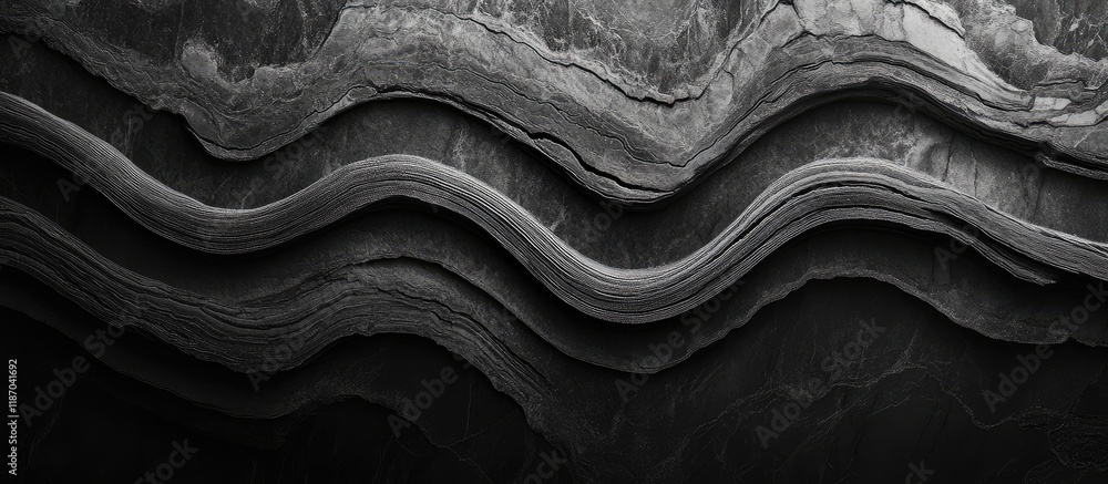 Poster elegant dark gray marble stone texture with abstract striped patterns suitable for backgrounds or ba