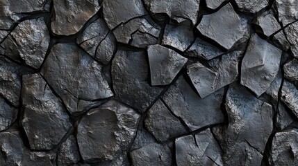 Textured abstract background of dark cracked concrete wall and stone surface for design and creative projects