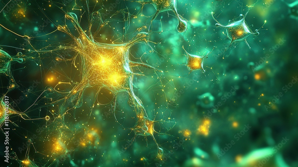 Poster abstract science and technology background with lines and scale