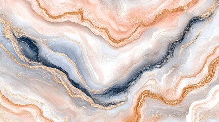 Obraz premium Watercolor Texture with Hints of Navy and Lilac Tones in High Resolution