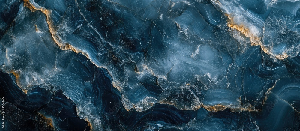 Poster abstract dark ocean blue grey marble agate texture with empty space for text perfect for backgrounds