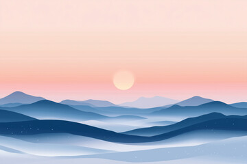 Obraz premium Minimalist background with pastel color