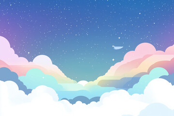 Minimalist background with pastel color