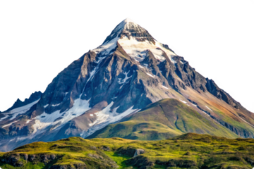 Majestic snow capped mountain peak serene landscape breathtaking view awe inspiring nature