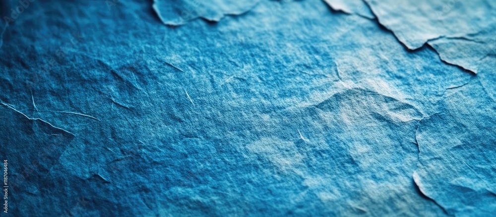 Poster textured deep blue paper background with space for your message or design elements
