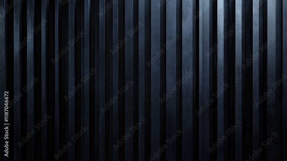 Poster dark textured geometric background with vertical lines and gradient for modern design projects or br