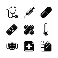 Collection Of Medical Product Illustration