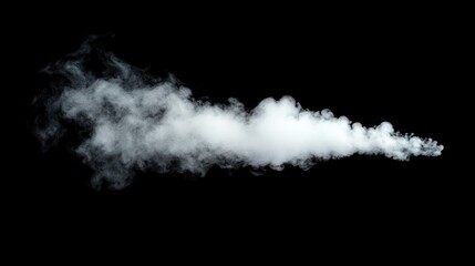 Steam vapor swirling on a black background creating a misty abstract texture for use in design or media projects showcasing hot substances