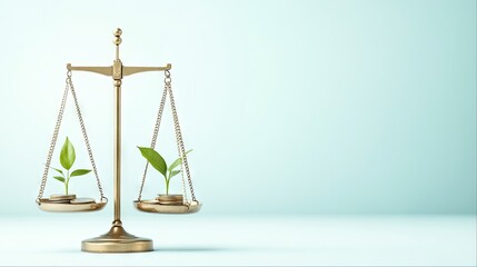 balance scale of justice and money