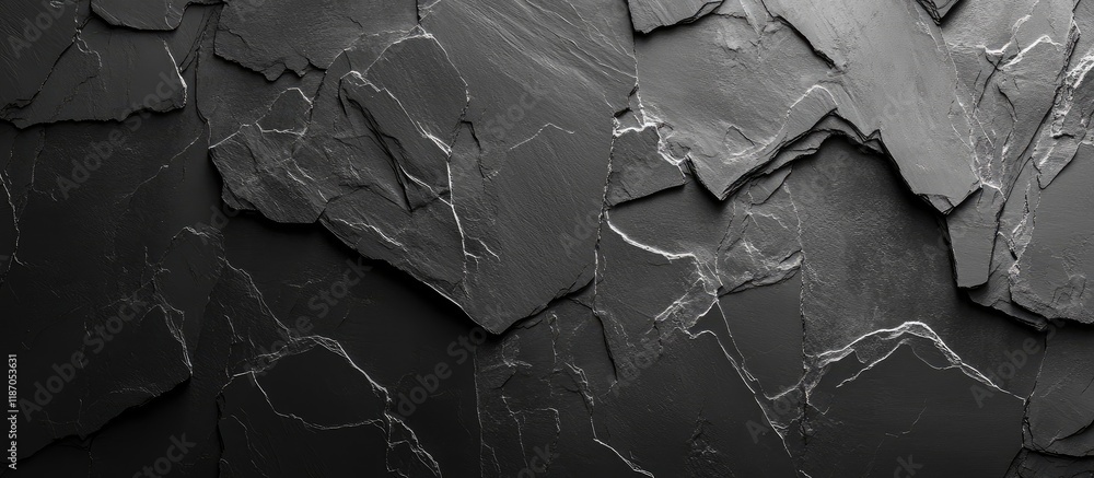 Poster dark grey slate texture background for design projects with ample empty space for text and creative 
