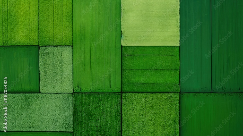 Poster abstract green textures and patterns creating a harmonious nature-inspired background