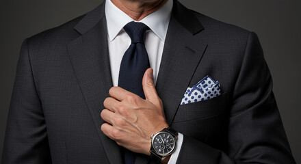 A businessman ready to go to work
