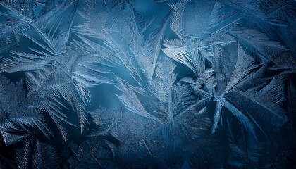 ice wintry weather grunge texture dark blue background
