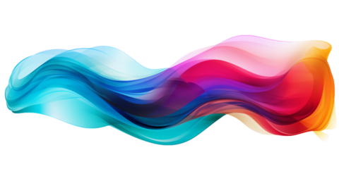 Colorful Abstract Gradient Wave Design  
