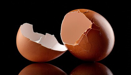 broken egg shell