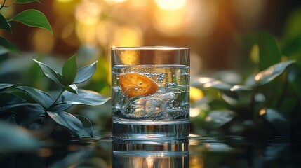 A client reaching for a glass of water after a massage, hydration and care, post massage refresh