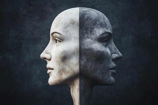 Image symbolizing multiple personality